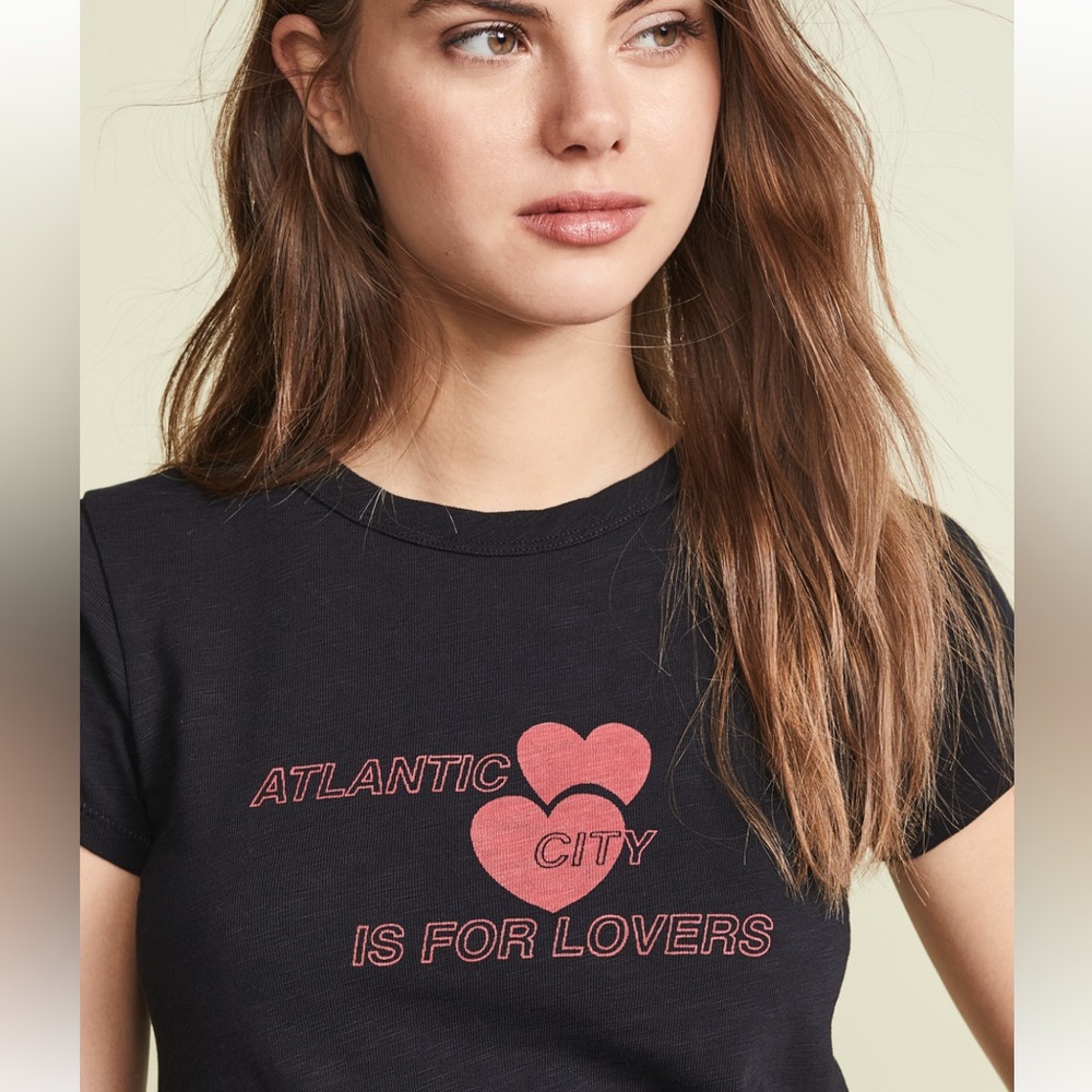 Rag & Bone /Jean AC is for lovers graphic tee.